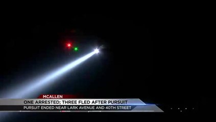 One Arrested; Three Wanted After Leading Police on Pursuit