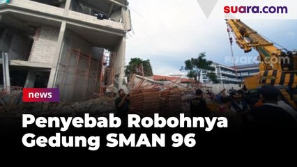 Cari Penyebab Robohnya Gedung SMAN 96 Jakarta, Puslabfor Polri Bawa Material Bangunan