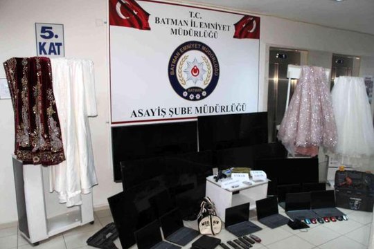 Batman Emniyeti 7 saate hırsızlık çetesini çökertti