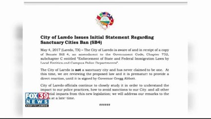 City Of Laredo Respond To Senate Bill 4