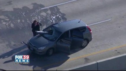 Bizarre Accident Impaled Vehicle In Houston