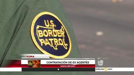 La patrulla fronteriza contratará a ex-agentes