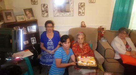 Doña María Engracia Rodríguez cumple 104 años de edad