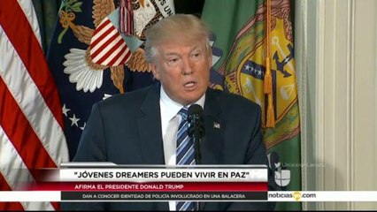 Presidente Trump le envía mensaje a jóvenes dreamers