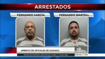 Arrestan a dos oficiales del Departamento del Alguacil del condado