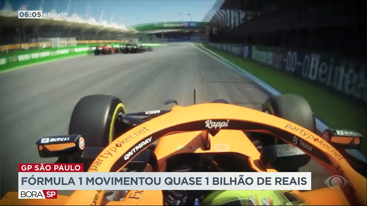 O sucesso do GP São Paulo de Fórmula 1, vai além das pistas. Com público recorde, a prova movimentou quase um bilhão de reais e criou quase dez mil empregos.