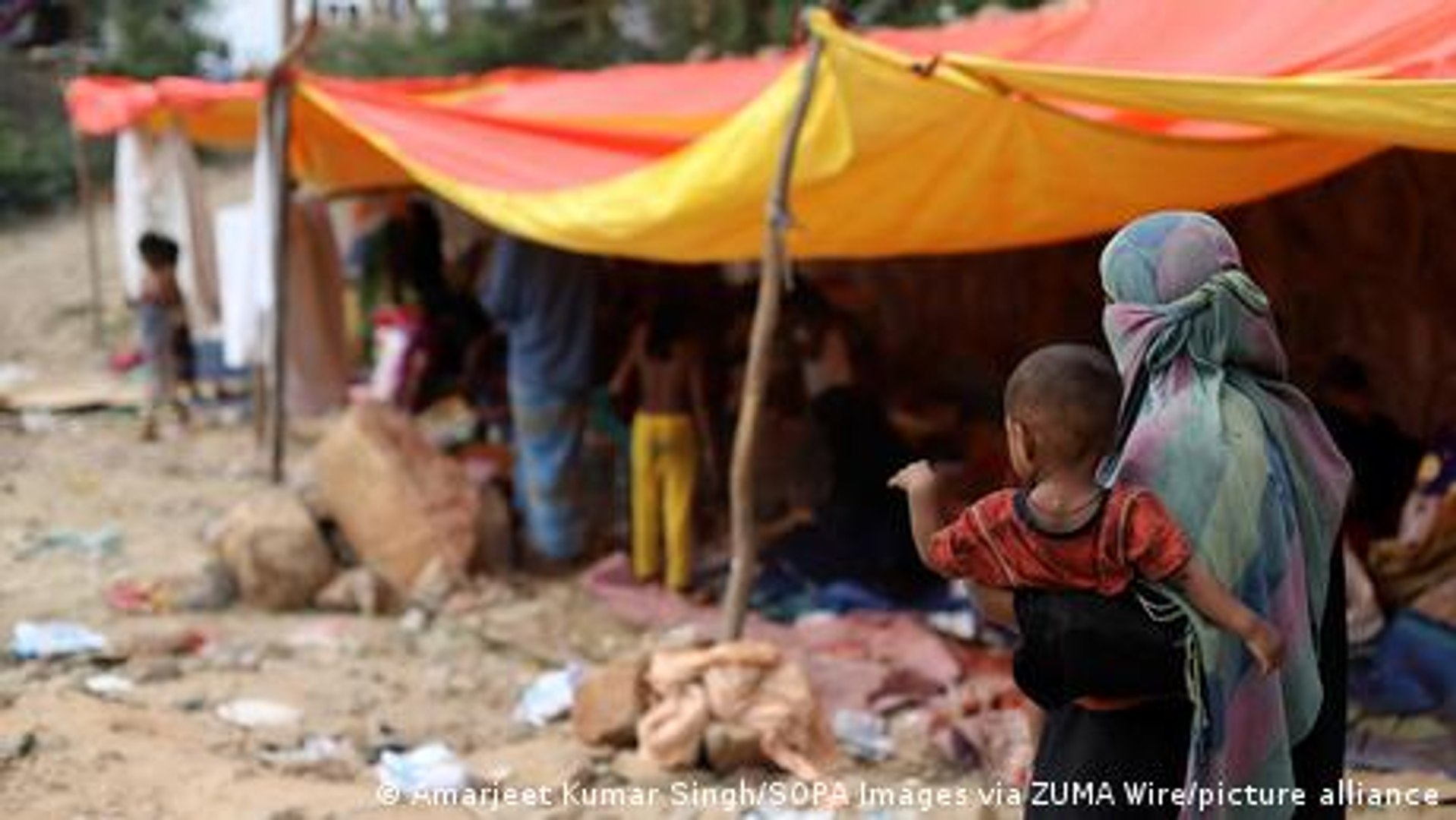 ⁣India: Rohingya refugees fear deportation