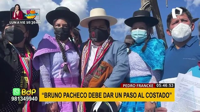 Pedro Francke a secretario presidencial Bruno Pacheco: debe dar un paso al costado