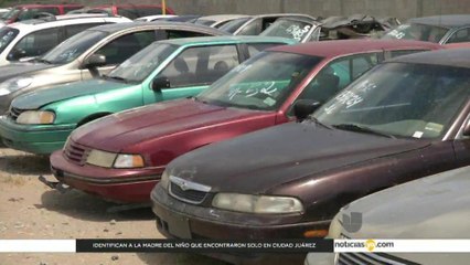Decomiso de vehículos en Juárez