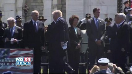 President Trump Shows Support For Law Enforcement