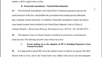 Local Lawsuit Filed Against SB4
