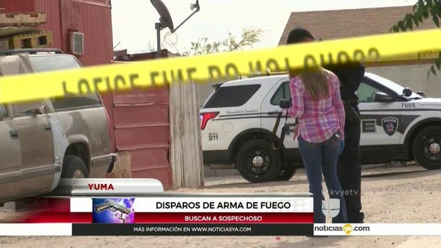 Buscan a sospechoso de disparar arma de fuego