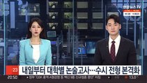 내일부터 대학별 논술고사…수시 전형 본격화