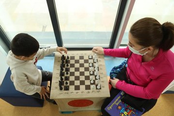 Bu kütüphanede çocuklar keyifli ve verimli zaman geçiriyor