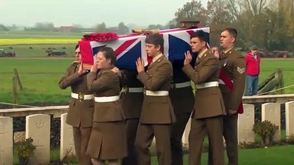 Vuelven a enterrar a los soldados de la Primera Guerra Mundial descubiertos en 2018