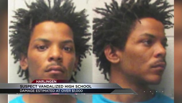 Suspect Vandalized High School in Harlingen