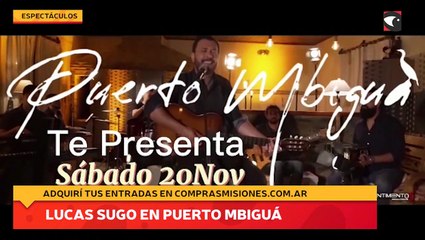 Lucas Sugo en Puerto Mbiguá