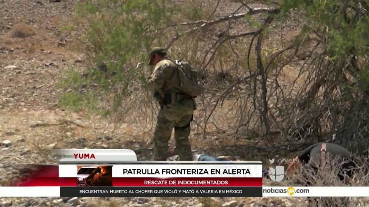 Patrulla fronteriza alerta para el rescate de indocumentados