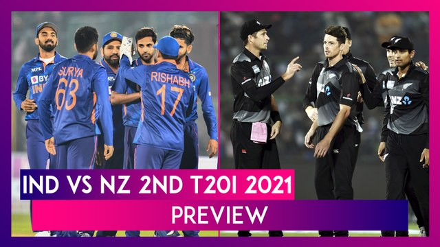 IND vs NZ 2nd T20I 2021 Preview & Likely Playing XIs: Team India Look To Seal Series