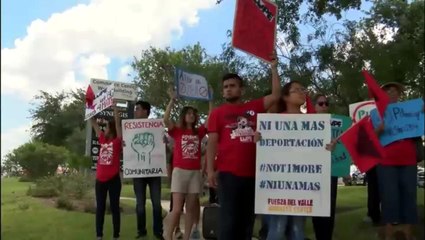 Protesters Gather Outside Rep. Rinaldi\'s Law Firm