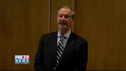 Former President Of Mexico Vicente Fox Visits Laredo