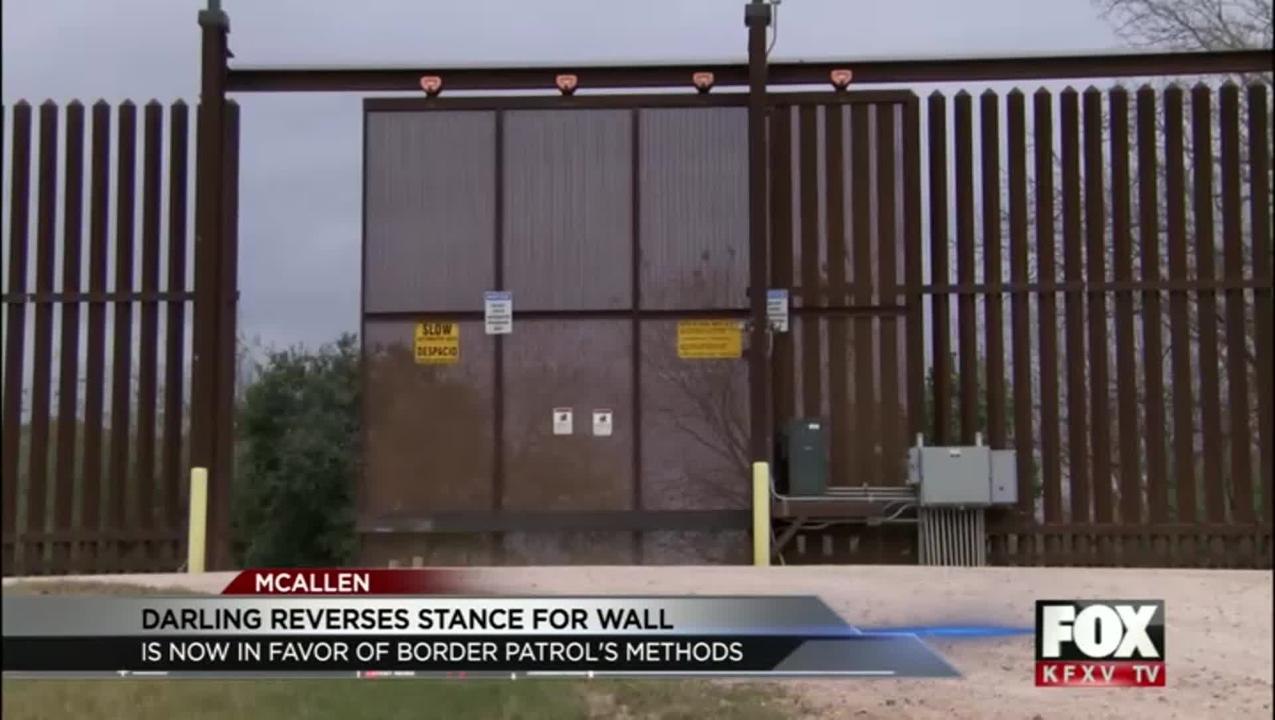 Darling Reverses Stance for Border Wall