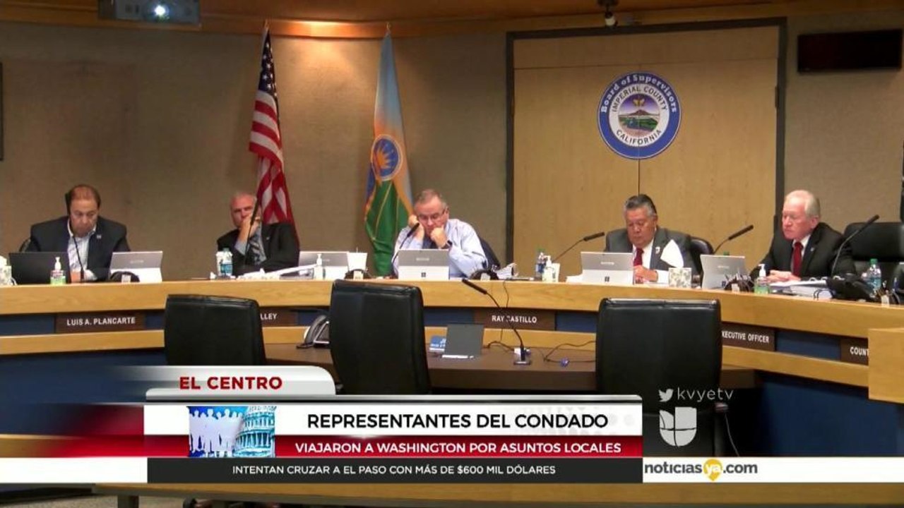 Dan a conocer reporte de actividades de supervisores del condado de Imperial