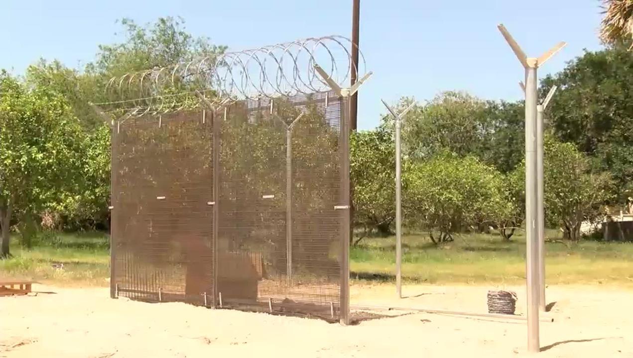 Man Builds Border Wall Prototype