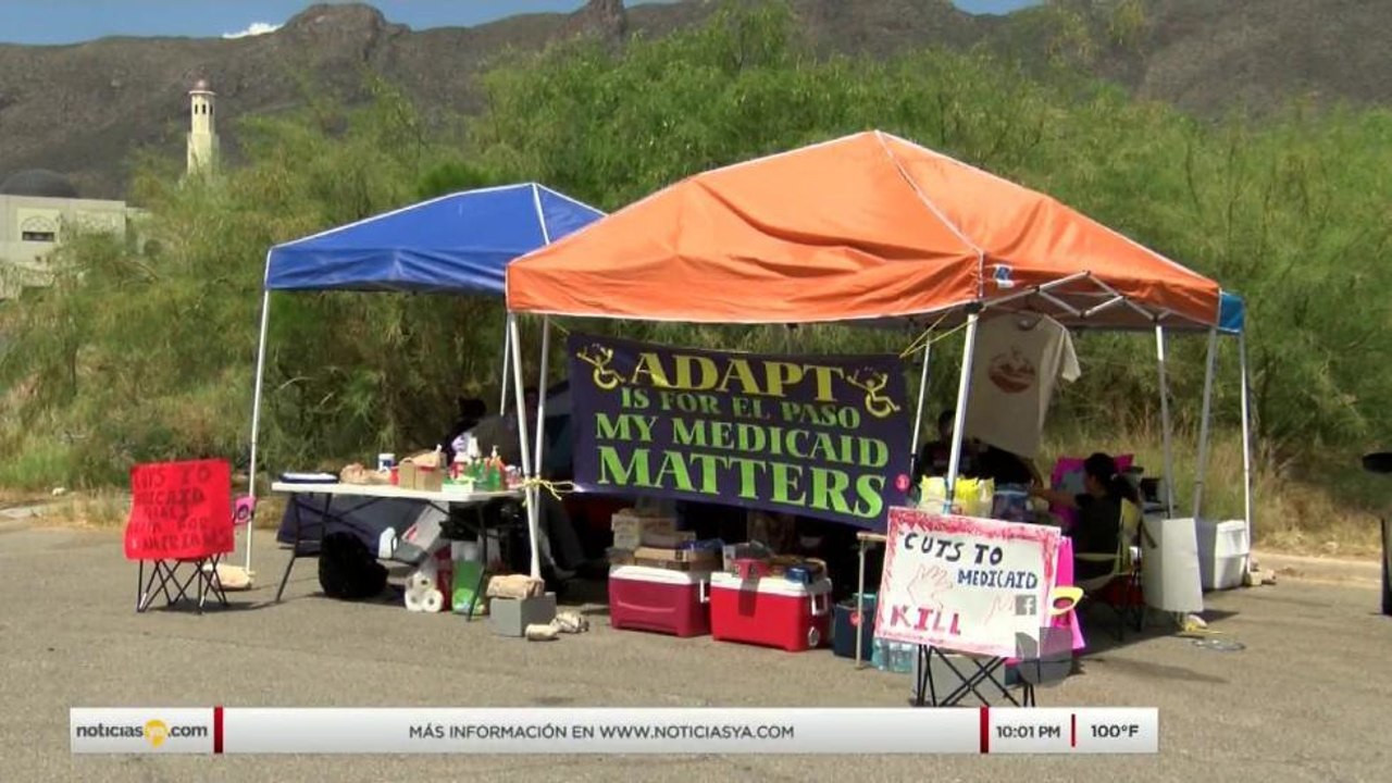Protestarán hasta finales del mes por recortes del Medicaid