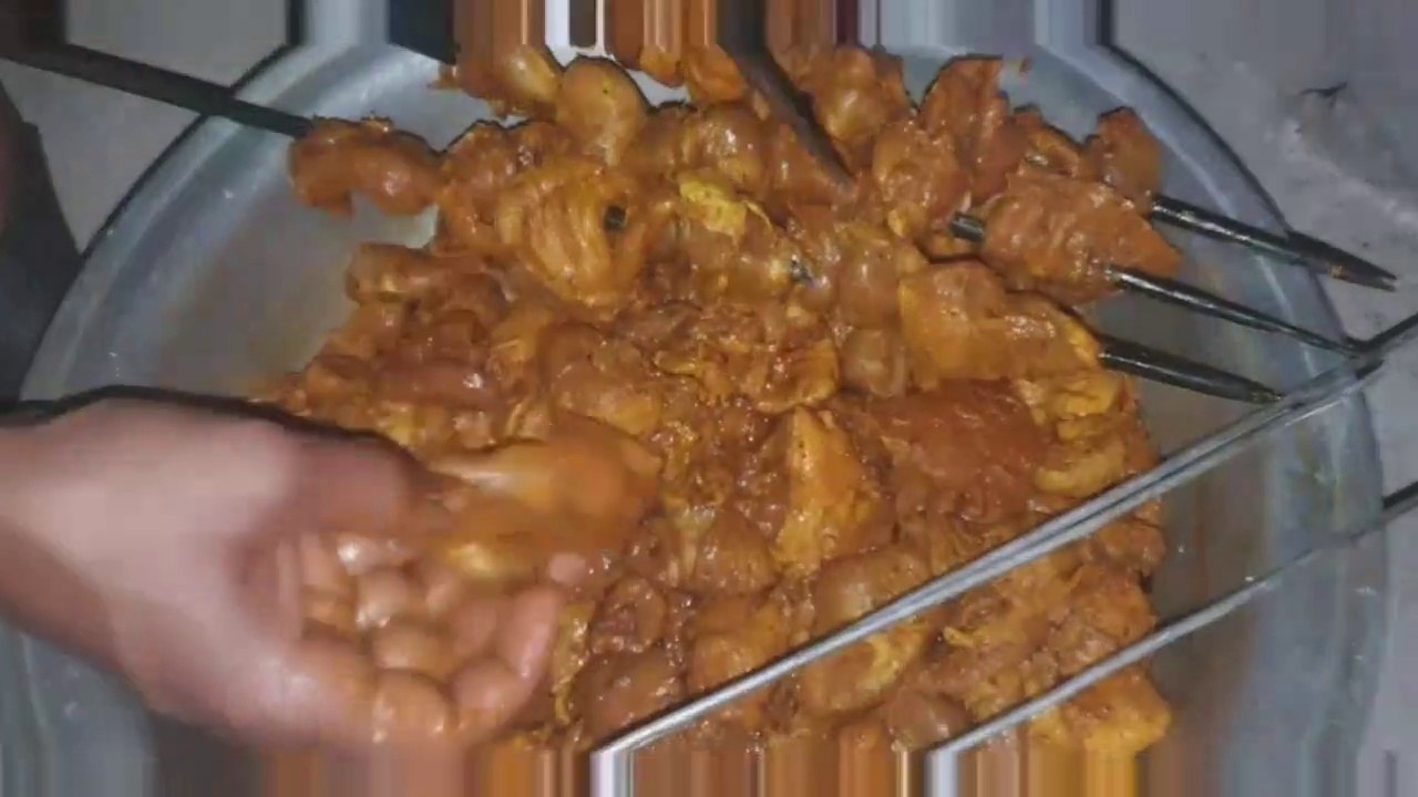 Murgi Ke Pota KALEJI TIKKA  Yummy BBQ chicken gizzard cooking HomeEasy recipe
