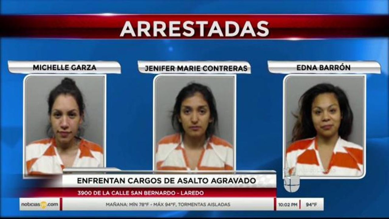 Arrestan a tres mujeres