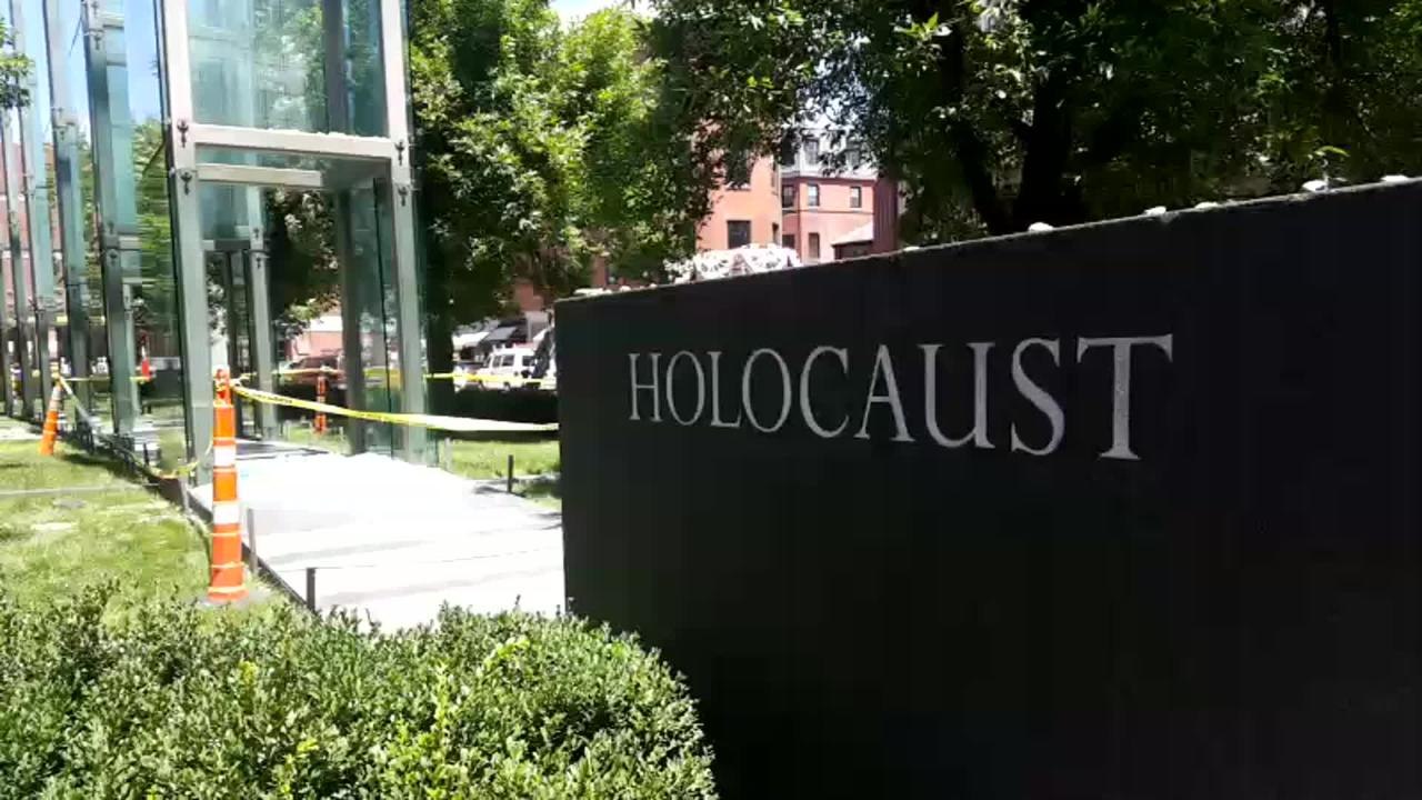 Vandalizan monumento en Boston.mp4