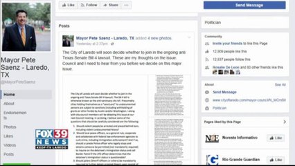 Mayor Of Laredo Releases Statement On Senate Bill 4 Lawsuit