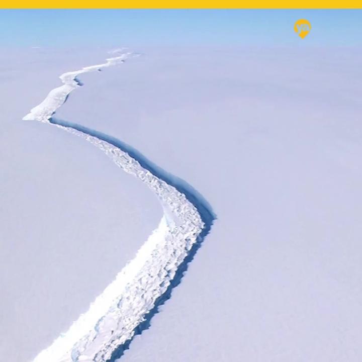 Preocupa la separación de iceberg