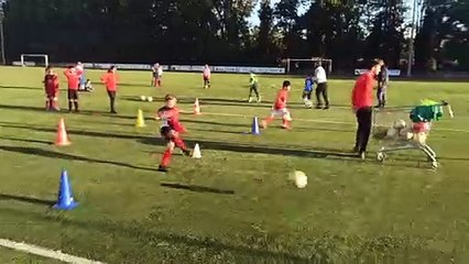 Entraînement école de foot