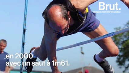 À 83 ans, il enchaîne les médailles en saut en hauteur