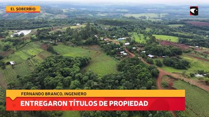 Entregaron títulos de propiedad
