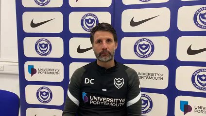 Danny Cowley: pre-Wimbledon at Fratton Park