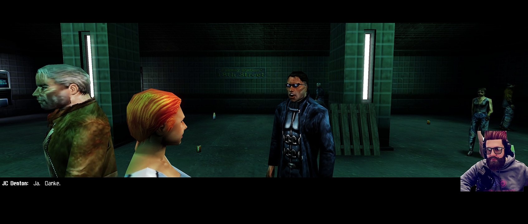 Deus Ex (GOTY)  Let's Play Folge #005 Geiselnahme in der U-Bahn Station [German/Deutsch]