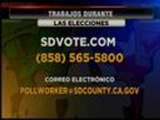 Trabajadores bilingües para las elecciones