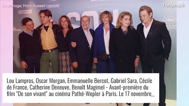 Benoît Magimel et Cécile De France très complices, Catherine Deneuve en forme pour De son vivant