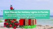 Best Places for Holiday Lights in Florida
