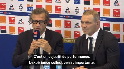 XV de France - Galthié : "Un choix de performance"