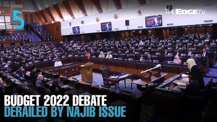 EVENING 5: Budget 2022 approved, chaos erupts over Najib issue