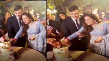 Shraddha Arya Reception: Shraddha और Rahul ने शादी के बाद ऐसे काटा cake; Watch video | FilmiBeat