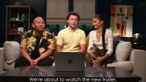 Tom Holland, Zendaya, Jacob Batalon react to SPIDER-MAN NO WAY HOME New trailer !!!!