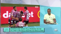 O TRICOLOR JOGOU DEMAIS! O São Paulo venceu o Palmeiras por 2 a 0 dominando o rival no Allianz Parque. O técnico Abel Ferreira criticou o calendário ao explicar o time misto. #JogoAberto