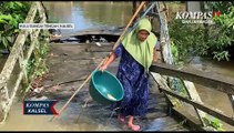 Jembatan di Desa Jaranih Hulu Sungai Tengah, Rusak Diterjang Banjir