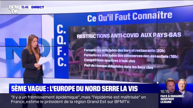 L'Europe du nord instaure de nouvelles mesures restrictives face à la 5ème vague de covid