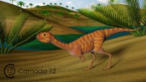 Animação reconstitui como seria a Berthasaura, novo dinossauro descoberto no Brasil